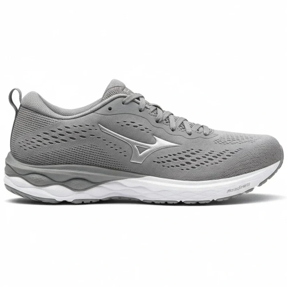 Mizuno Wave Revolt 2 Mens Size 10.5 Running Shoes Sneakers Gray NEW